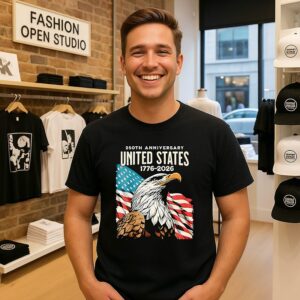 250 Anniversary United States 1776-2026 Eagle T-Shirt