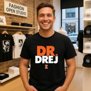 Andrej Stojakovic Illinois Fighting Illini Dr Drej T-Shirt