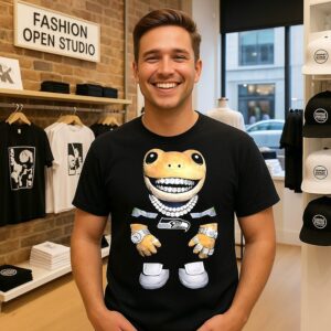 Bad Bunny X Seattle Seahawks Concho Grillz Mascot T-Shirt