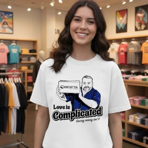 Big Ed Love Is Complicated Saving Money Isnt Bidfta T-Shirt