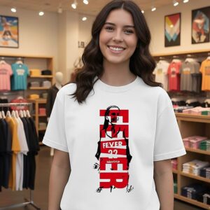 Caitlin Clark Indiana Fever Number 22 Silhouette T-Shirt