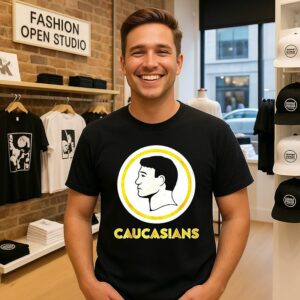 Caucasians Funny Vintage T-Shirt