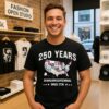 Celebrate 250th Anniversary Retro USA Map Semiquincentennial Since 1776 T-Shirt
