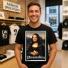 Downailsa Monalisa Down Syndrome Parody T-Shirt
