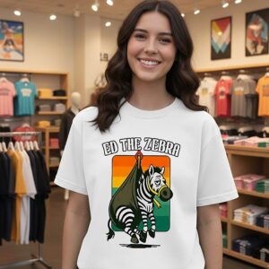 Ed The Zebra Captured Vintage Meme T-Shirt