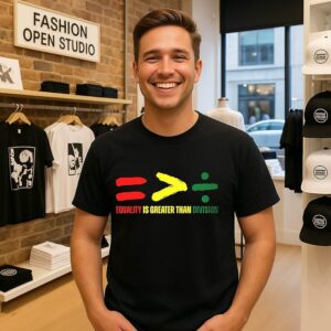 Equality Is Greater Than Division Mathematical Symbols T-Shirt