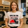 Give Tiktok Back To China Proletarian Cultural Revolution Art Style T-Shirt