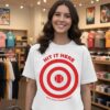 Hit It Here Target Baseball Funny Fan T-Shirt