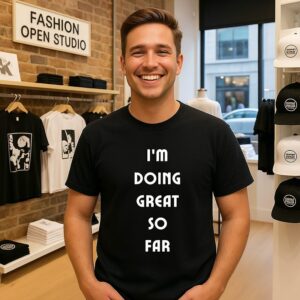 I’m Doing Great So Far Letter T-Shirt