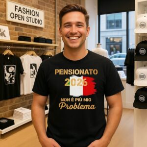 In Pensione Nel 2026 Non È Più Un Mio Problema Flag T-Shirt