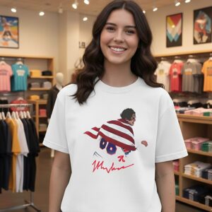 Jack Hughes USA Hockey Golden Goal 2026 Hockey T-Shirt