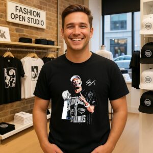 Jaxon Smith-Njigba Seattle Seahawks Super Bowl Champ Smoking T-Shirt