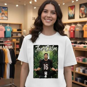 Joe Flacco Cincinnati Bengals Joe Calm Meditation In The Jungle T-Shirt