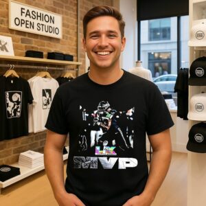 Kenneth Walker Iii Mvp Seattle Seahawks NFL 2025 Super Bowl Lx Champions Logo T-Shirt