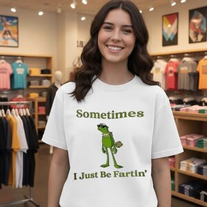 Kermit The Frog Sometimes I Just Be Farting Muppets Meme T-Shirt