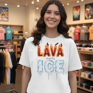 Lava Melts Ice T-Shirt