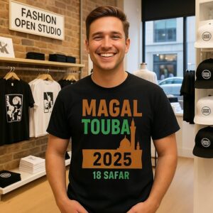 Magal Touba 2025 18 Safar Mouride Senegal Bamba Day Silhouette T-Shirt