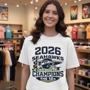Mickey 2026 Seahawks Big Game Lx Champions The 12s T-Shirt