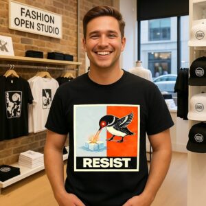 Minneapolis Resist Laser Loon Activist T-Shirt