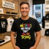 Mistakes Are Proof That You Are Trying Text Colorful T-Shirt