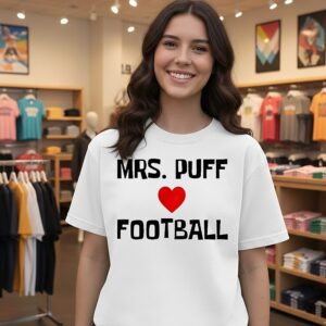 Mrs Puff Love Football T-Shirt