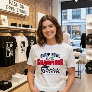 New England Patriots ’25 ’26 Super Bowl Lx Champions T-Shirt
