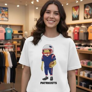 New England Patriots X Bad Bunny 2026 Super Bowl Lx Halftime Show Frog Mascot Logo T-Shirt