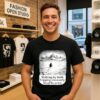 Nihilist Penguin Walking By Faith Tripping Constantly Saved By Grace T-Shirt