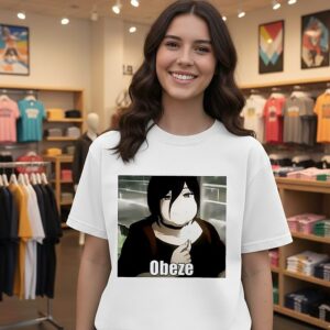 Obese Reze Chainsaw Man Anime T-Shirt