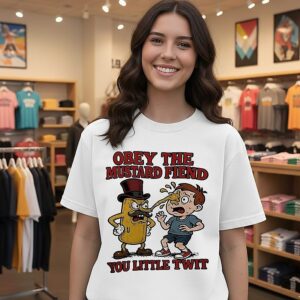 Obey The Mustard Fiend You Little Twit T-Shirt