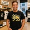 Persian Flag Iranian Lion Sun And Crown Iranian And Persian Flag Mashup T-Shirt