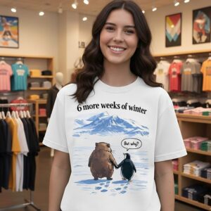 Phil Groundhog Day 6 More Weeks Of Winter T-Shirt