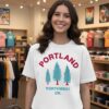 Portland Northwest Or Pine Tree Vintage T-Shirt