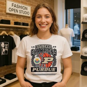 Purdue Boilermakers NCAA Women’s Basketball 1999 Champions Logo Vintage T-Shirt