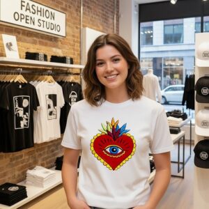 Sagrado Corazón Ringer T-Shirt