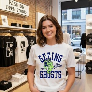 Sam Darnold Seattle Seahawks Seeing Ghosts T-Shirt