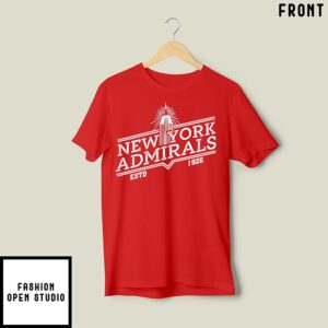 Scott Hunter 21 New York Admirals Estd 1926 T-Shirt