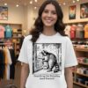 Searching For Meaning And Snacks Raccoon Paint T-Shirt