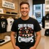 Seattle Football 2025 Super Bowl Champs Cartoon T-Shirt