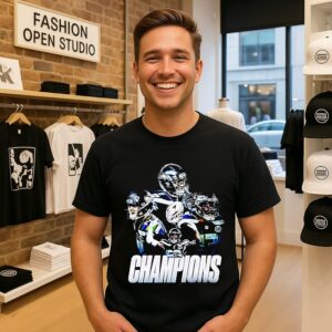 Seattle Football Super Bowl Lx Champion Graphic T-Shirt