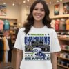 Seattle Seahawks 2025-26 Super Bowl Lx Champions 29-13 Score T-Shirt