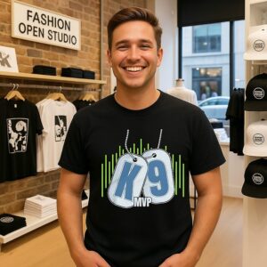 Seattle Seahawks K9 Mvp Navy T-Shirt