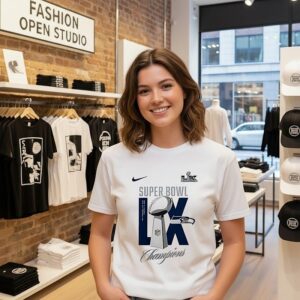 Seattle Seahawks Super Bowl Lx Champions Lombardi Cup T-Shirt