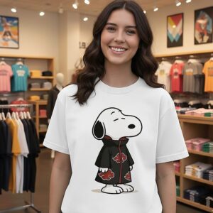 Snoopy Akatsuki Animated T-Shirt