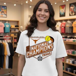 Texas Longhorns 2025 NCAA Softball Women’s College World Series Champions T-Shirt