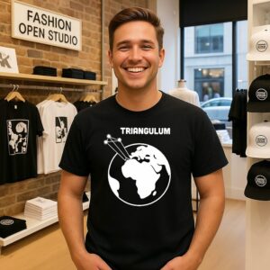 The Globe And The Triangulum Constellation T-Shirt