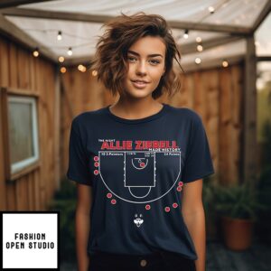 The Night Allie Ziebell Made History Basketball T-Shirt