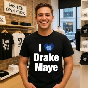 Unc Football I Heart Drake Maye T-Shirt