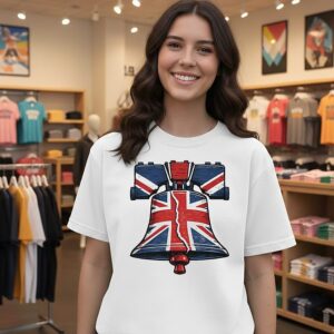 Union Jack Liberty Bell Philadelphia T-Shirt
