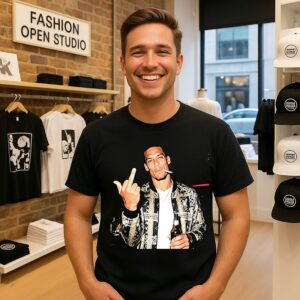 Virgil Van Dijk After Hours Middle Finger T-Shirt